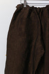 Aviva Jifei Xue cocoon wide-leg pants SS23-CWLP2-ACP bronze color